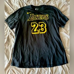 👉🏼Like New👈🏼 Men’s Nike Los Angeles Lakers LeBron James Tee Black Mamba City Ed.